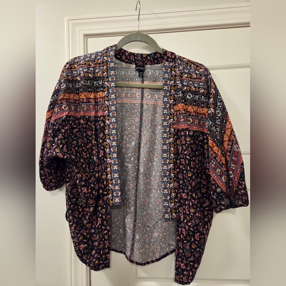 Floral Patterned Kimono‎ Cardigan